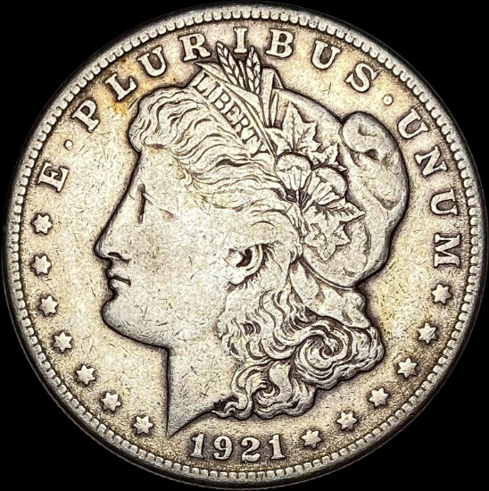 1921-S Silver Morgan Dollar LIGHTLY CIRCULATED
