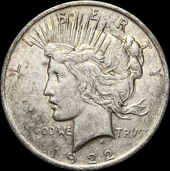 1922 Silver Peace Dollar CLOSELY UNCIRCULATED