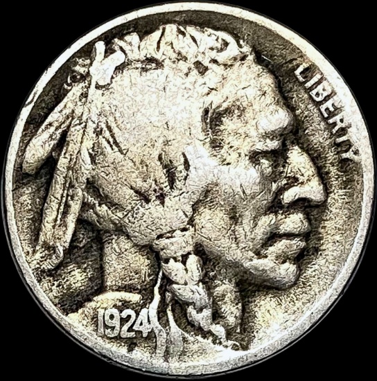 1924-D Buffalo Nickel LIGHTLY CIRCULATED