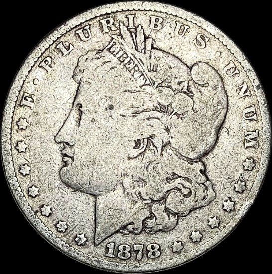 1878-S Silver Morgan Dollar LIGHTLY CIRCULATED