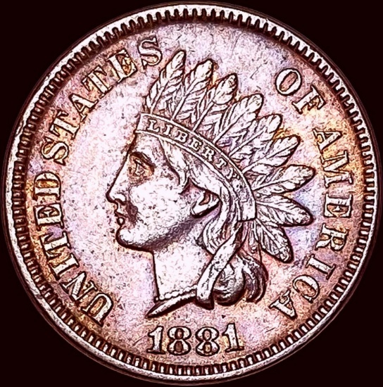 1881 Indian Head Cent CLOSELY UNCIRCULATED
