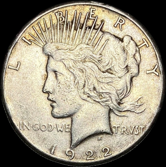 1922-S Silver Peace Dollar LIGHTLY CIRCULATED