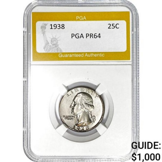 1938 25C Washington PGA PR64