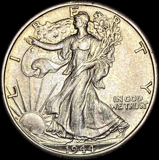 1944-D Silver Half Dollar Walking Liberty UNCIRCULATED