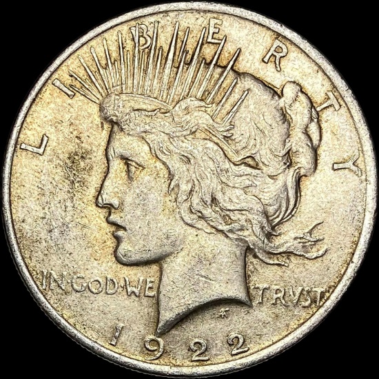 1922 Silver Peace Dollar CLOSELY UNCIRCULATED
