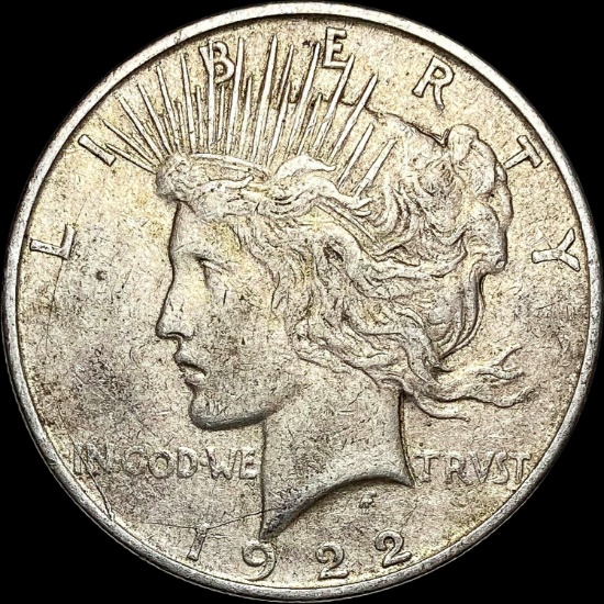 1922-D Silver Peace Dollar LIGHTLY CIRCULATED