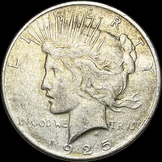 1925 Silver Peace Dollar LIGHTLY CIRCULATED