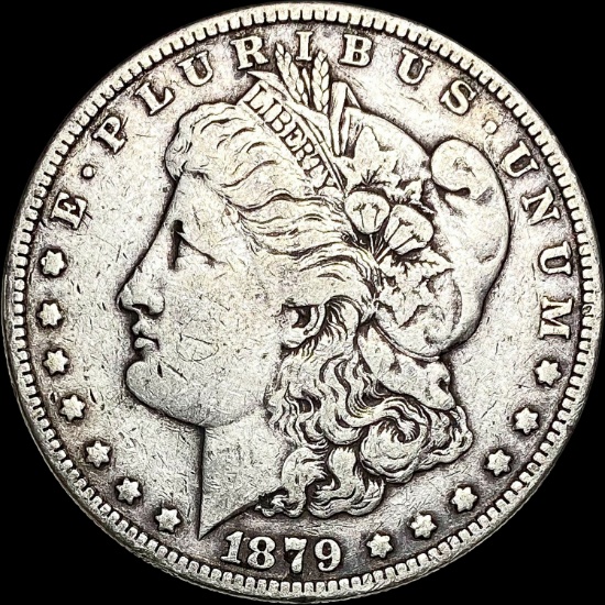 1879 Morgan Silver Dollar NEARLY UNCIRCULATED