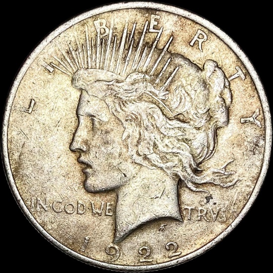 1922 Silver Peace Dollar LIGHTLY CIRCULATED