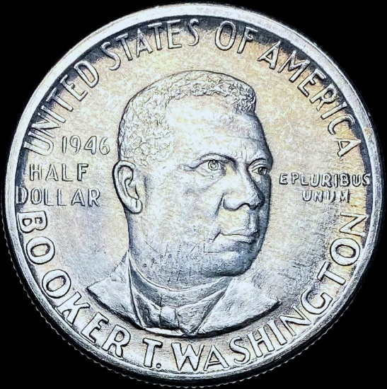 1946-D Silver Booker T. Washington Half Dollar CHOICE BU