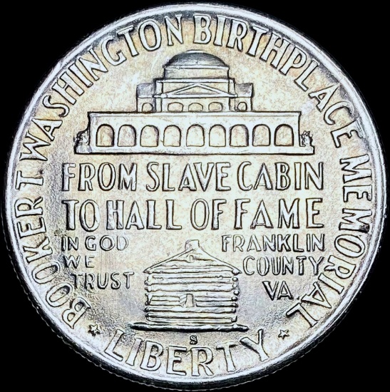 1946-S Silver Booker T. Washington Half Dollar CHOICE BU