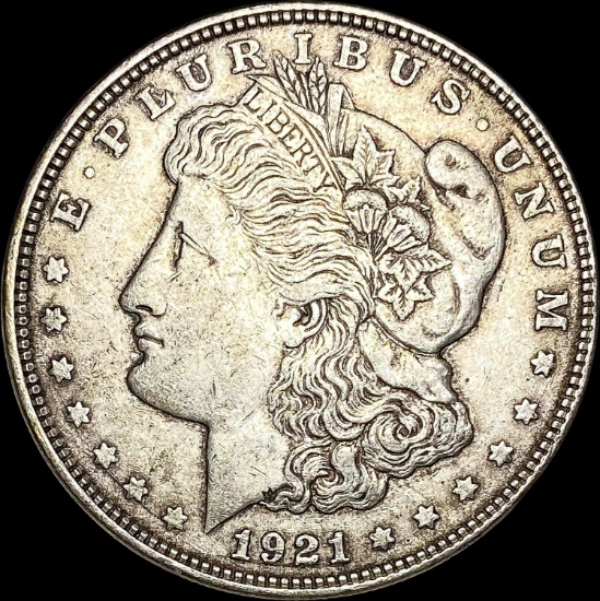 1921 Silver Morgan Dollar NEARLY UNCIRCULATED