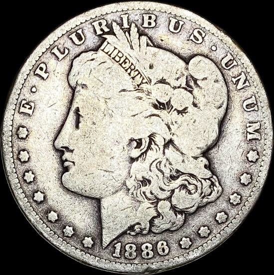 1886-O Silver Morgan Dollar LIGHTLY CIRCULATED