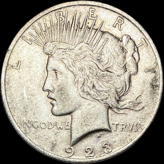 1923 Silver Peace Dollar CLOSELY UNCIRCULATED