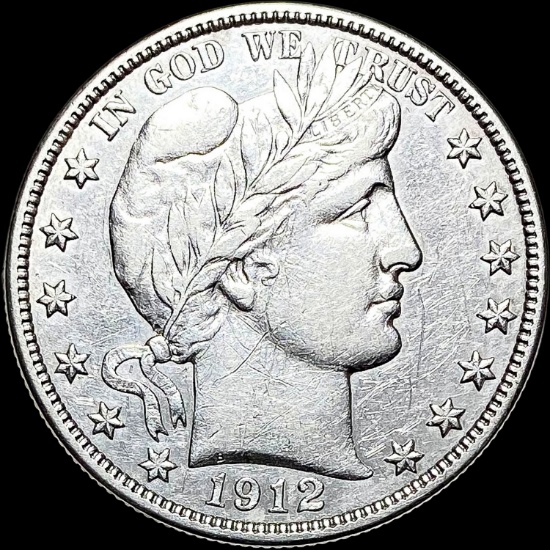 1912-D Silver Barber Half Dollar UNCIRCULATED