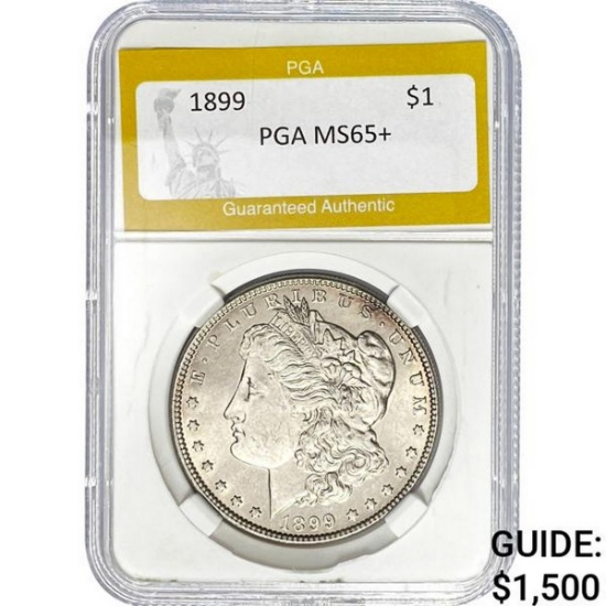 1899 Morgan Dollar PGA MS65+ SILVER