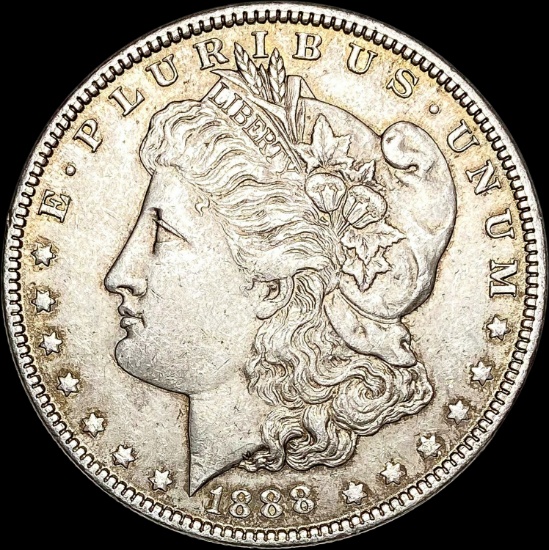 1888 Morgan Silver Dollar NEARLY UNCIRCULATED