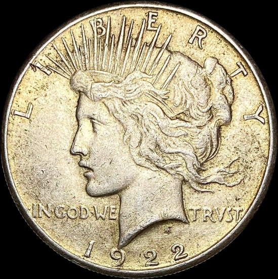 1922-S Silver Peace Dollar CLOSELY UNCIRCULATED