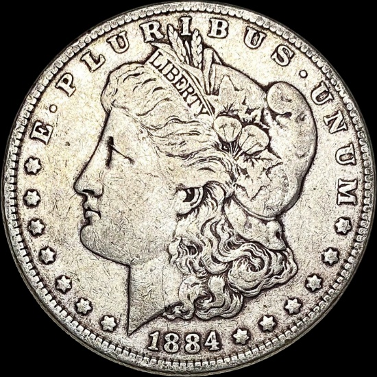 1884 Morgan Silver Dollar LIGHTLY CIRCULATED