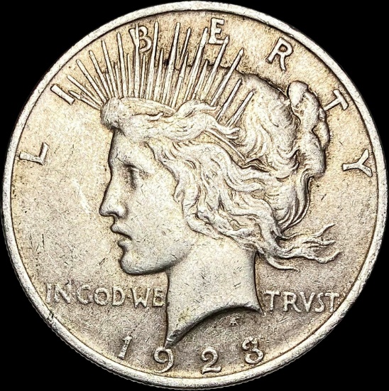 1923 Silver Peace Dollar LIGHTLY CIRCULATED