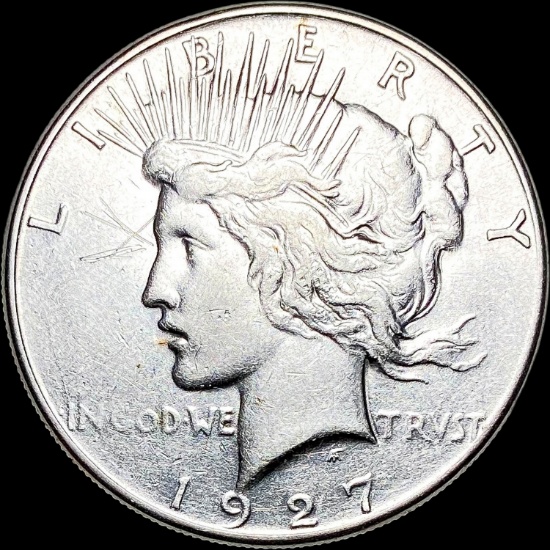 1927 Peace Silver Dollar CLOSELY UNCIRCULATED