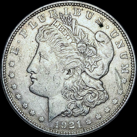 1921-D Silver Morgan Dollar CHOICE AU