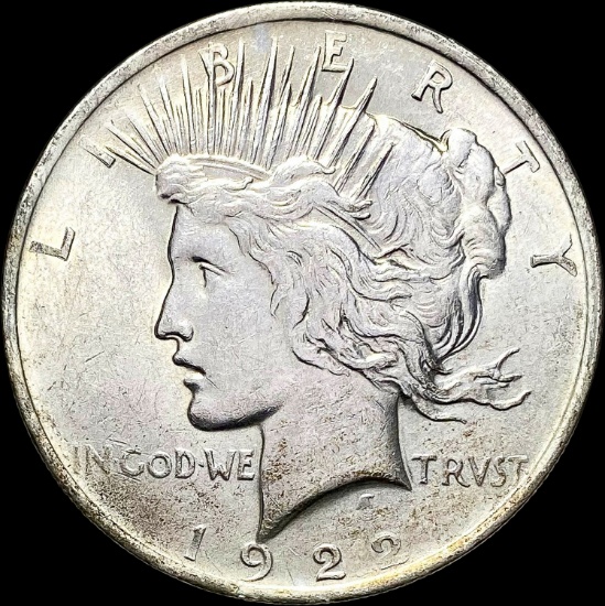 1922 Silver Peace Dollar CLOSELY UNCIRCULATED