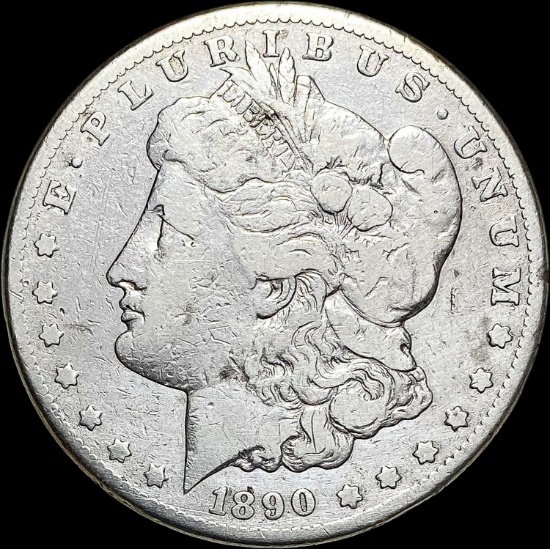 1890-CC Silver Morgan Dollar NICELY CIRCULATED