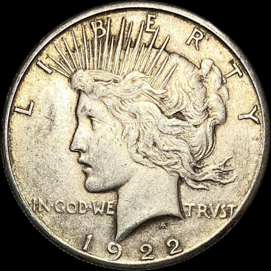 1922-S Silver Peace Dollar NEARLY UNCIRCULATED