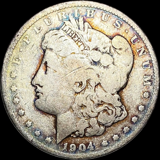 1904-O Morgan Silver Dollar NEARLY UNCIRCULATED