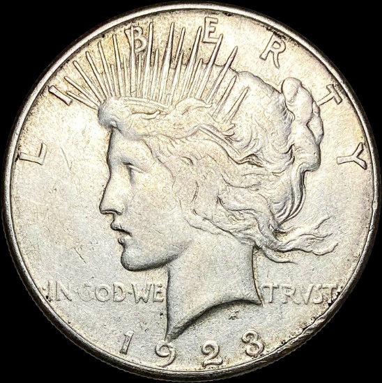 1923-S Silver Peace Dollar LIGHTLY CIRCULATED