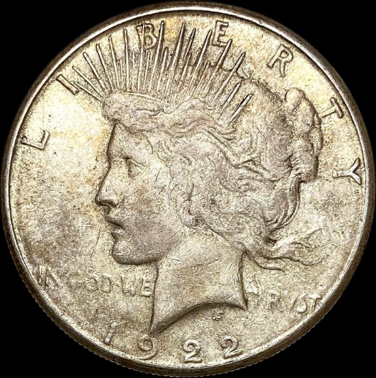 1922-S Silver Peace Dollar NEARLY UNCIRCULATED