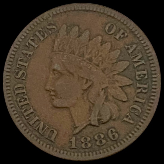 1886 Indian Head Cent CLOSELY UNCIRCULATED