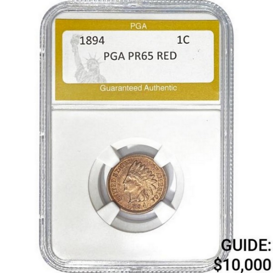1894 Indian Head Cent PGA PR65 RED