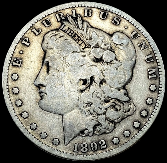 1892-S Morgan Silver Dollar LIGHTLY CIRCULATED