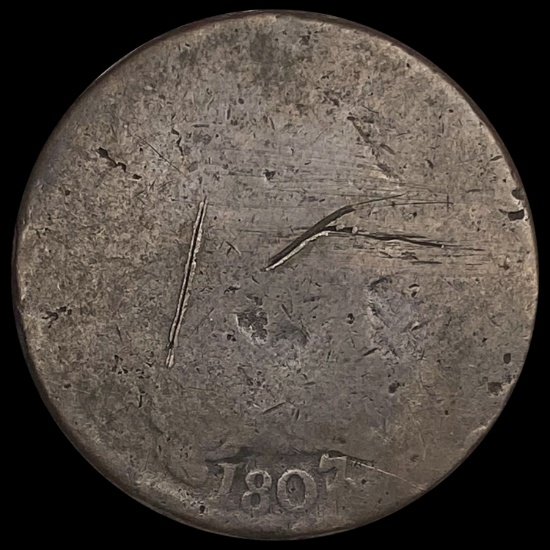 1807/6 Draped Bust Large Cent NICELY CIRCULATED