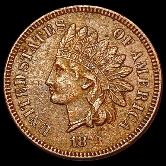 1873 Cl. 3 Indian Head Cent CLOSELY UNCIRCULATED