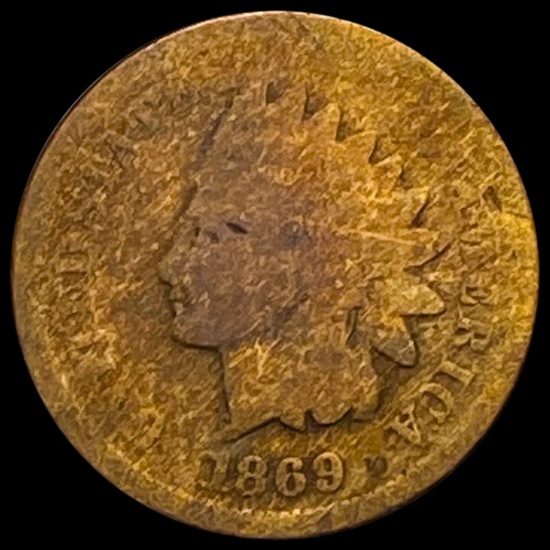 1869 Indian Head Cent NICELY CIRCULATED