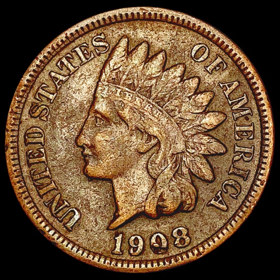 1908-S Indian Head Cent LIGHTLY CIRCULATED