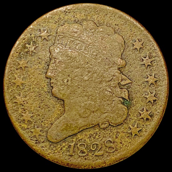 1828 Classic Head Half Cent NICELY CIRCULATED
