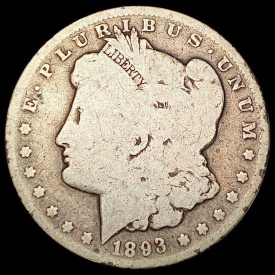 1893 Morgan Silver Dollar NICELY CIRCULATED