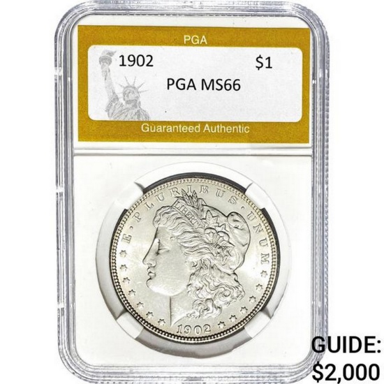 1902 Morgan Silver Dollar PGA MS66