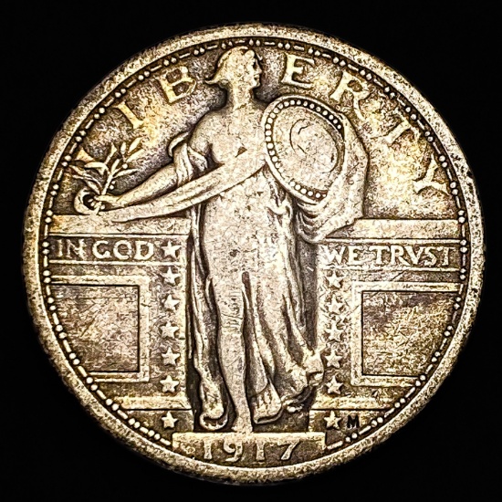 1917 Standing Liberty Quarter LIGHTLY CIRCULATED