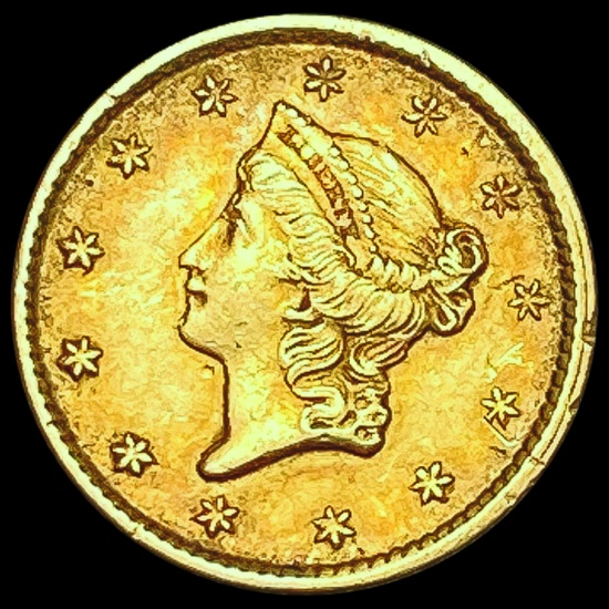 1852 Rare Gold Dollar CLOSELY UNCIRCULATED