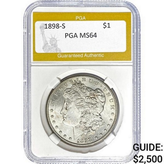 1898-S Morgan Dollar MS64 SILVER