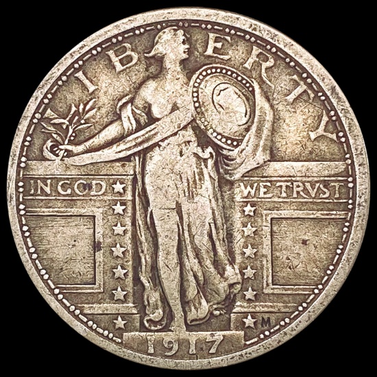 1917 Standing Liberty Quarter LIGHTLY CIRCULATED