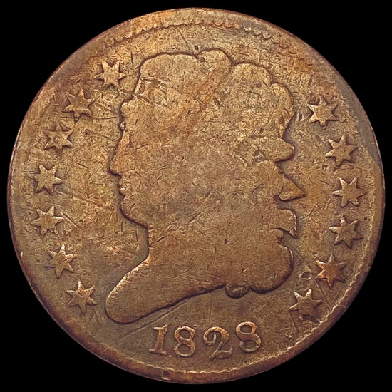 1823 Classic Head Half Cent NICELY CIRCULATED