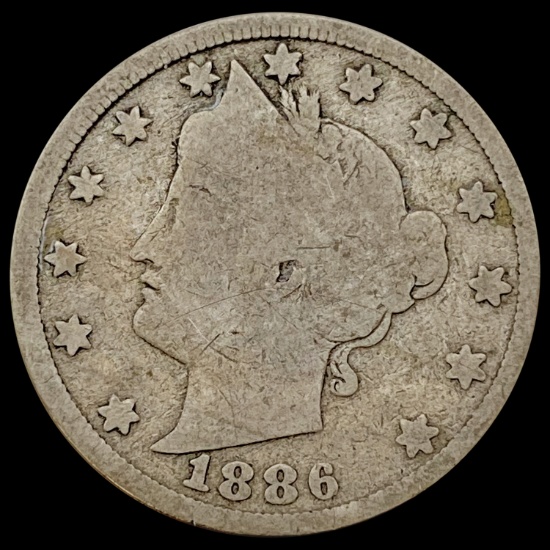 1886 Liberty Victory Nickel NICELY CIRCULATED
