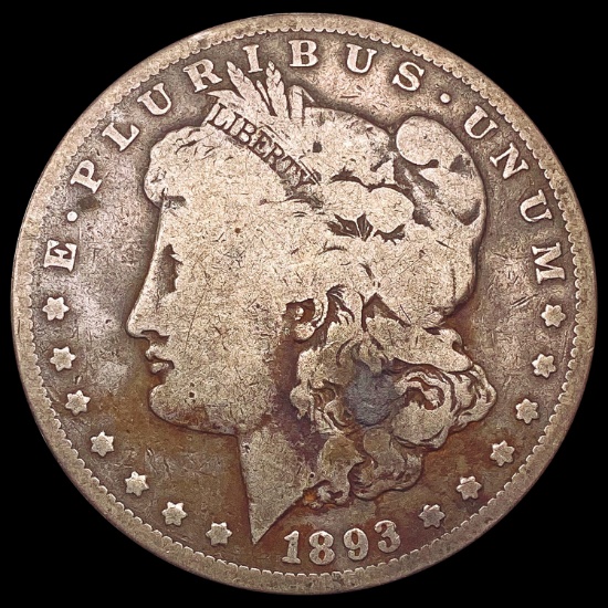 1893-CC Morgan Silver Dollar NICELY CIRCULATED