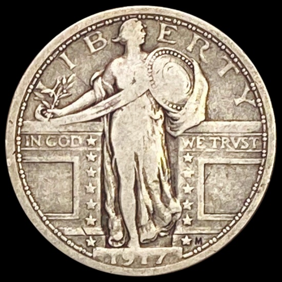 1917 Standing Liberty Quarter NICELY CIRCULATED
